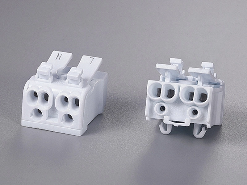 KLS2-238M-02P PUSH wire Connector 2.5mm² 2 poles Double Button 1