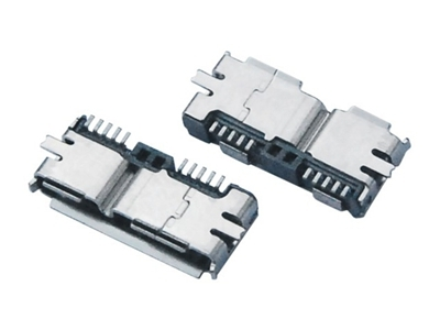 KLS1-234-10F1 MICRO USB 3.0 Female,10P SMD 1