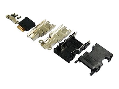 KLS1-MDR-002 Shielded Compact Ribbon (SCR) Connectors Wire mount Receptacle 1