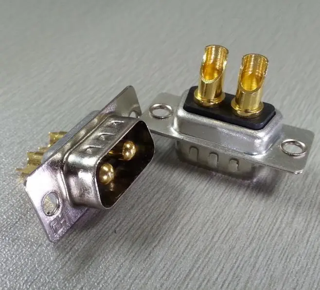 KLS1-BIG02-2W2 2W2 High current D-SUB Solder Female & Male 1