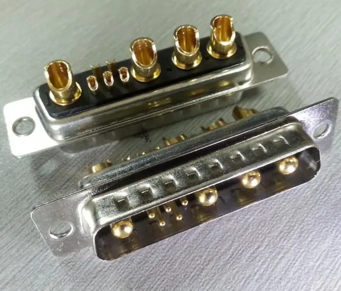 KLS1-BIG07-9W4 9W4 High current D-SUB Solder Female & Male 1