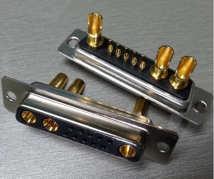 KLS1-BIG09-13W3 13W3 High current D-SUB Solder Female & Male 1