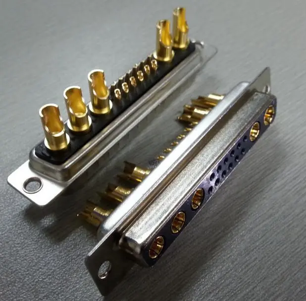 KLS1-BIG12-17W5 17W5 High current D-SUB Solder Female & Male 1
