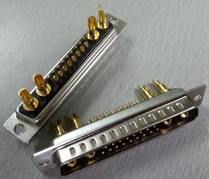 KLS1-BIG14-21W4 21W4 High current D-SUB Solder Female & Male 1