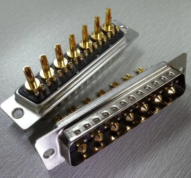 KLS1-BIG15-24W7 24W7 High current D-SUB Solder Female & Male 1