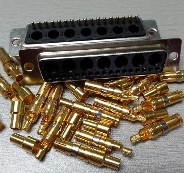 KLS1-BIG15D-24W7 24W7 High current D-SUB RF Type Female & Male 1