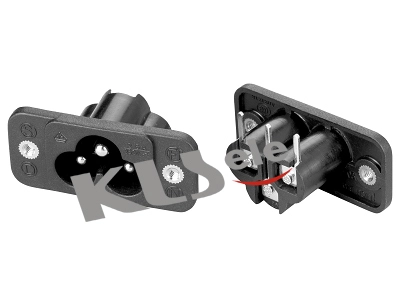 KLS1-AS-111-02 IEC 320 Power Inlet C6 1