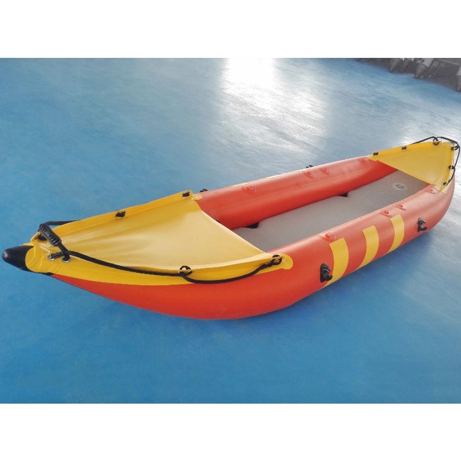 Barco plástico de la canoa inflable del kayak del río del lago del verano del OEM 1