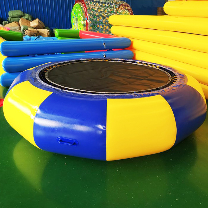OEM de salto da cama do trampolim de flutuação inflável da água do ar 4