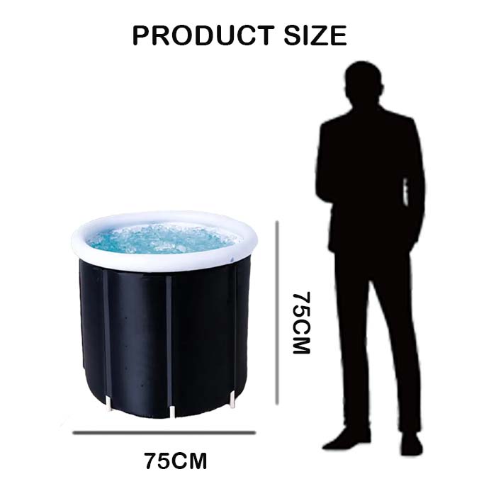 Inflatable Portable Ice Bath Tub Outdoor Indoor Cold Plunge With Sports Recover 3