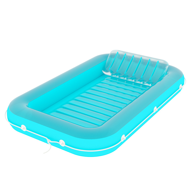 OEM Logo Summer Pool Toys Advertisement Inflatable Water Swim Lounger Float Air Bed1 1