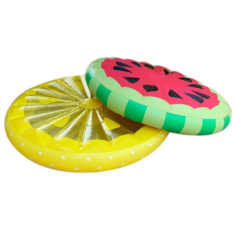 OEM Logo Summer Pool Toys Advertisement Inflatable Water Round Pool Float Air Bed 1