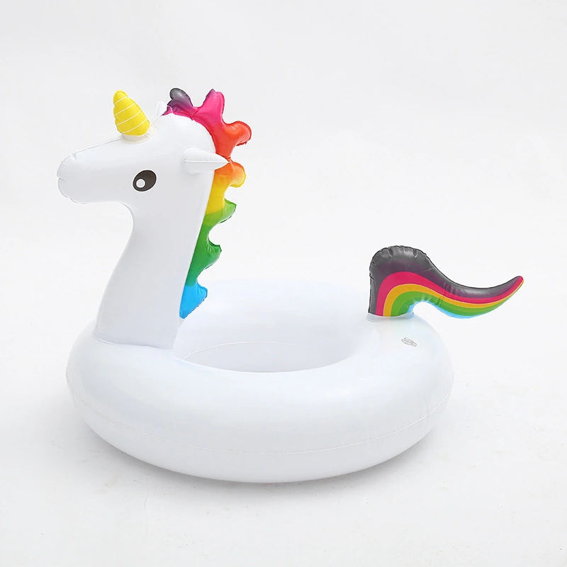 Summer Party Outdoor inflatable Unicorn Swim Rings Water Recreation Swimming Pool Floats Access for kid adult 1