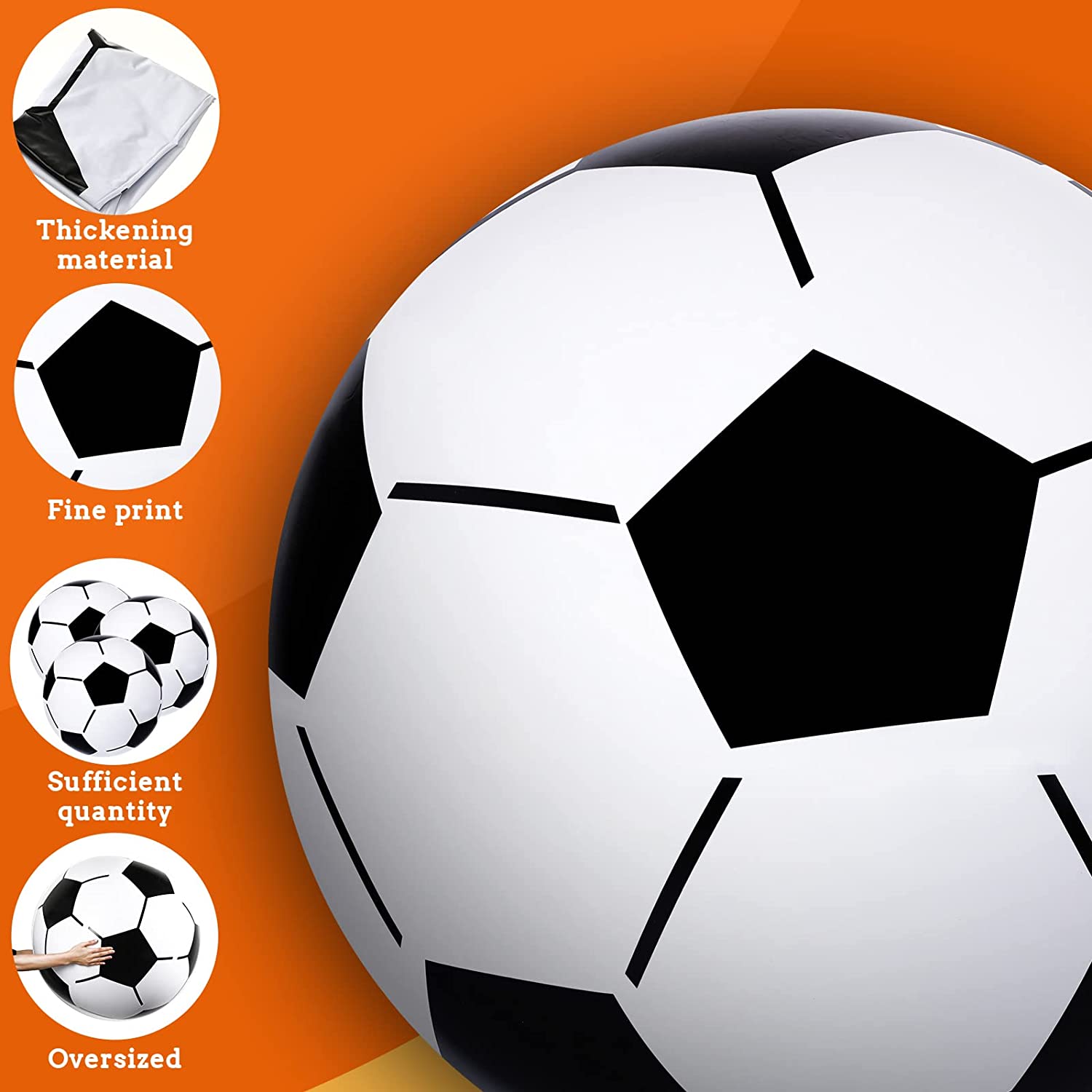 Customized Size Inflatable Beach Balls For Child Adult Sports Balls PVC Inflatable Beach Ball Party Water Toys 6