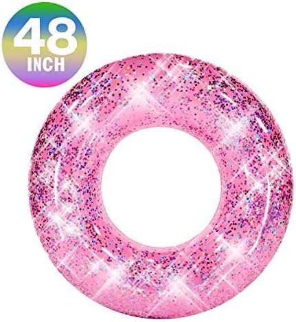 Beach Party Decoration Swim Rings for Kids Adults Pool Swimming Ring Inflatable Float Raft Water Swim Tube 2