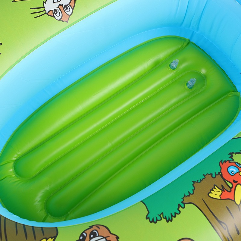 Children's kayak Inflatable boat Water Sitting swimming ring inflatable drift boat Folding rubber boat thickened 4