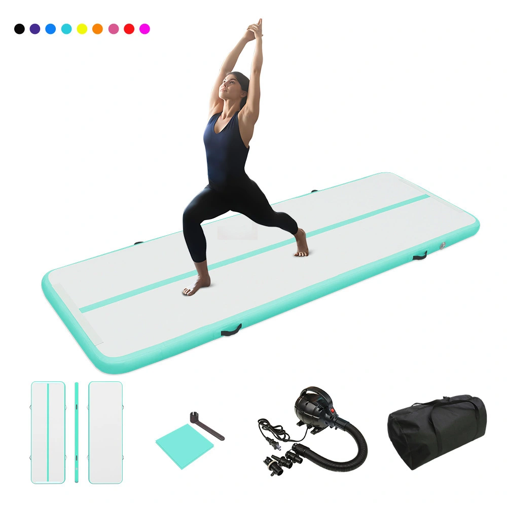 Reachsea Factory Price large gym mat Tumble Track Inflatable Air Tumbling Mat For Gymnastics training mat 1