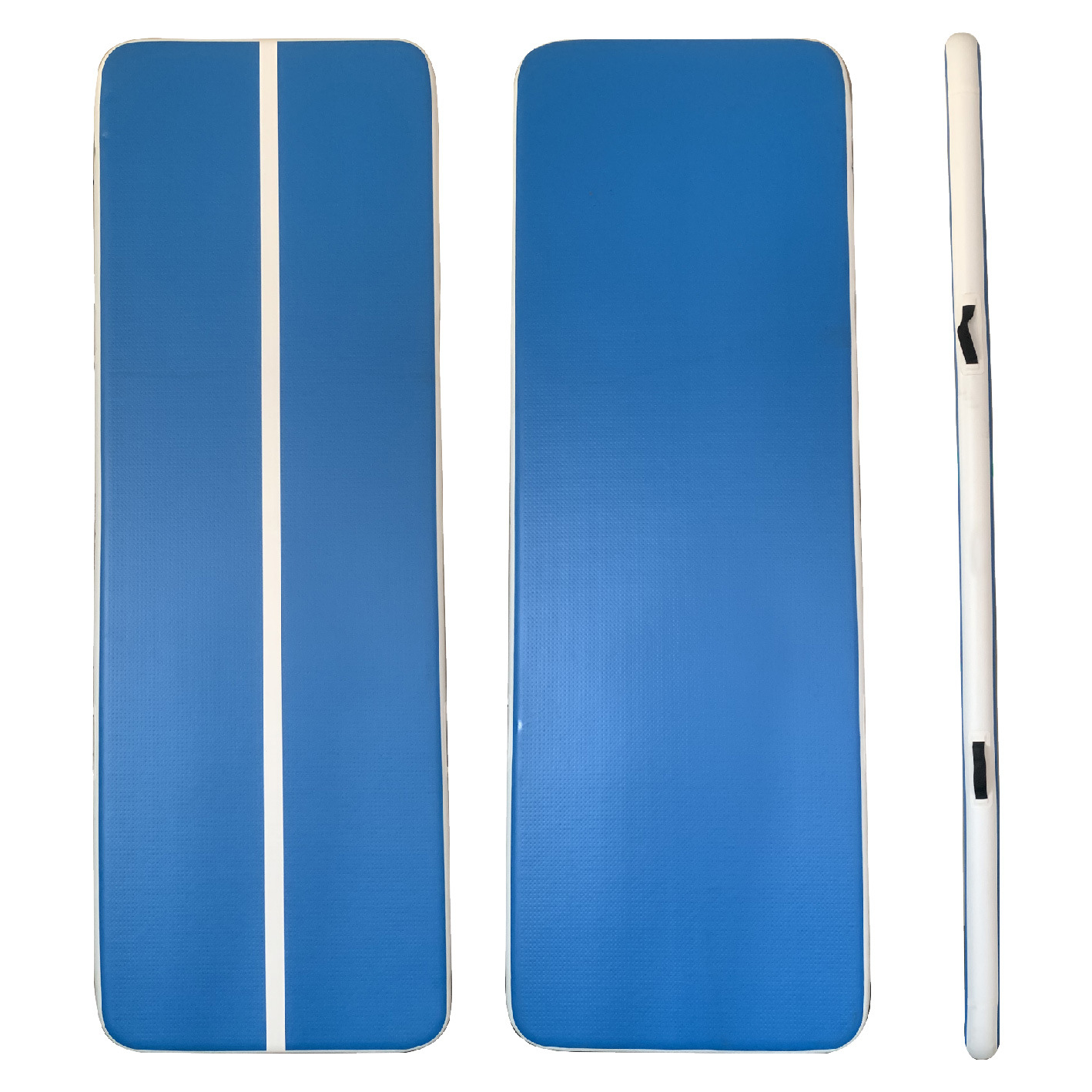 Colchoneta inflable de PVC para gimnasia, 3 m, 6 m, antideslizante, para taekwondo, salto mortal, cojín de aire de 20 cm, para artes marciales, danza, yoga, práctica de volteretas. 1