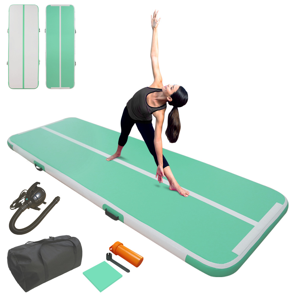 Pista de aire inflable de 6 m, colchoneta de salto para gimnasio, pista de aire inflable para parque infantil, venta al por mayor, fábrica china 1