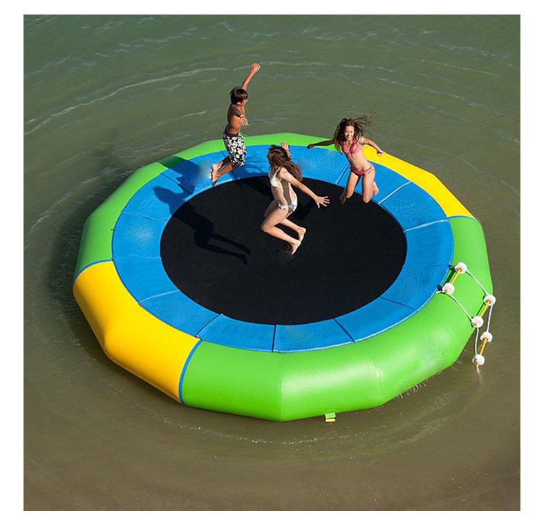 Il miglior trampolino gonfiabile per acqua con scivolo, trampolino gonfiabile per salto 6
