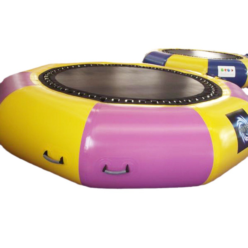 Trampolín acuático personalizado, parque acuático flotante inflable, pista de obstáculos, equipo de juego acuático, juegos inflables a la venta 1