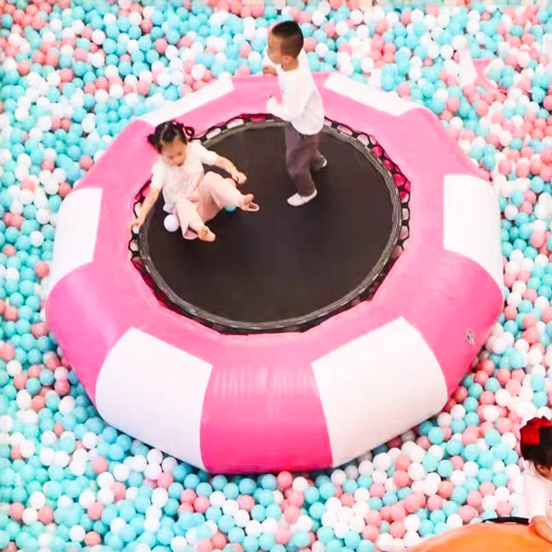 Trampolino gonfiabile per acqua da esterno, piattaforma per nuoto in mare, piattaforma per salti e rimbalzi per adulti, per sport acquatici 2