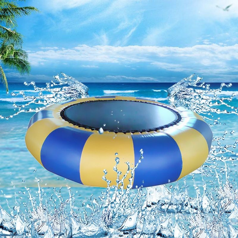 Trampolino gonfiabile per acqua da esterno, piattaforma per nuoto in mare, piattaforma per salti e rimbalzi per adulti, per sport acquatici 1