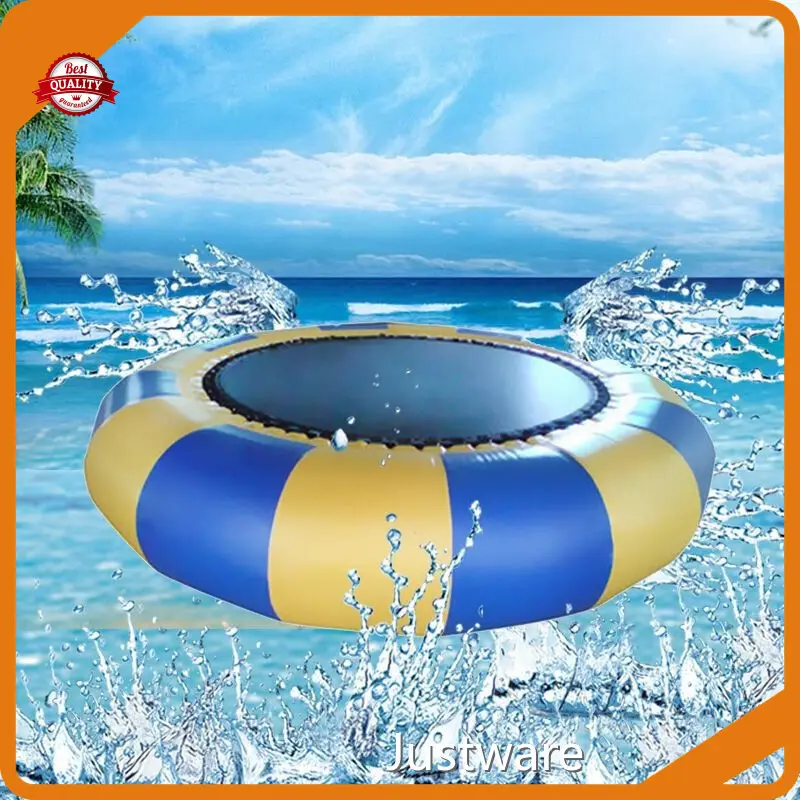 Water Trampoline with Slide - for Swimming - Justware Toys 1