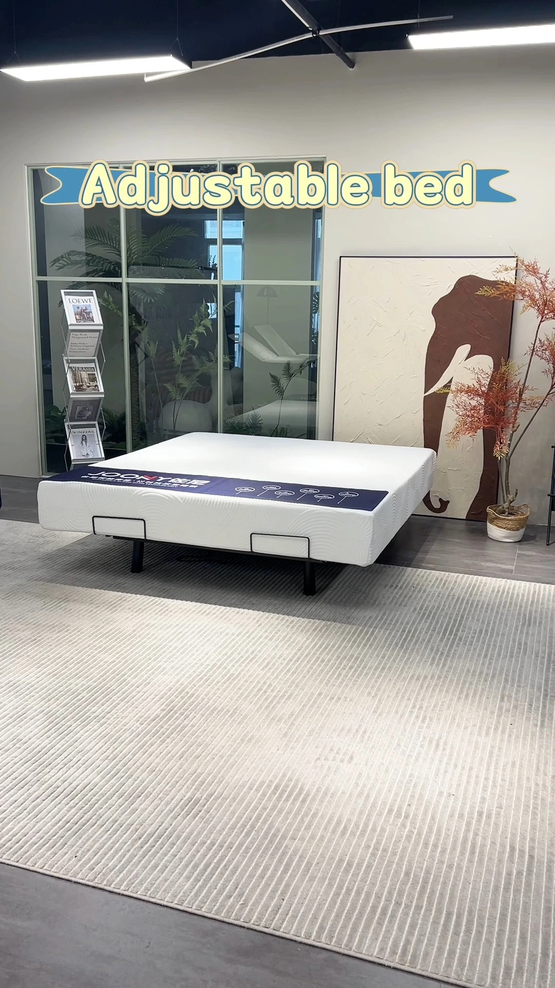 Regulowana podstawa łóżka Elektrycznie regulowane łóżko Składane dzielone łóżko typu king-size z regulacją Łóżko typu king-size z regulacją JN-A004 1
