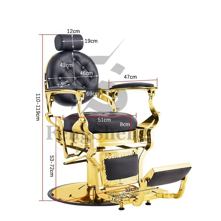 Beauty Parlour Chair Best Factory Price Barber Chairlatest Design 3