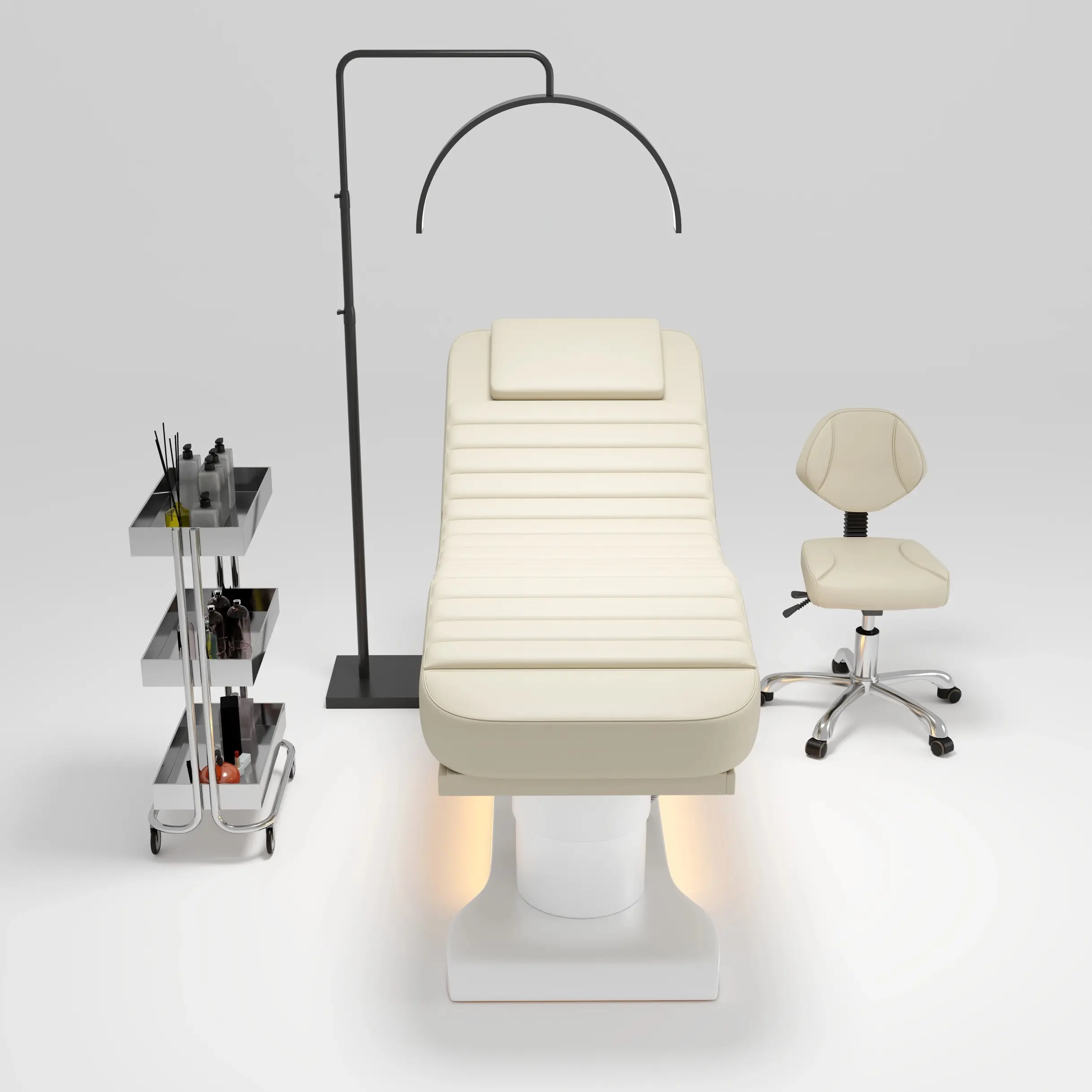 Salon Equipment Suppliers for Wholesale 3/4 Electric Massage Facial Bedelegant 3