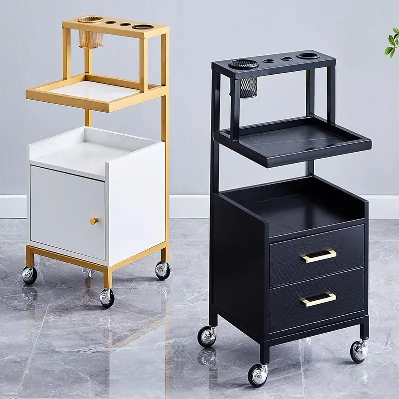Qualityhair Salon Trolley Fast Delivery Accept Customized Logo Synthetic Leather 4