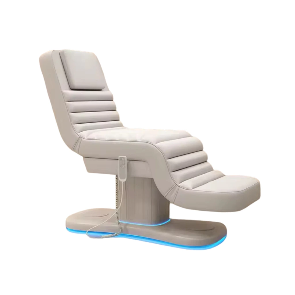 Fengsheng-mesa de masaje para tratamiento médico, cama de Spa cosmética, clínica estética eléctrica, color verde de lujo 1
