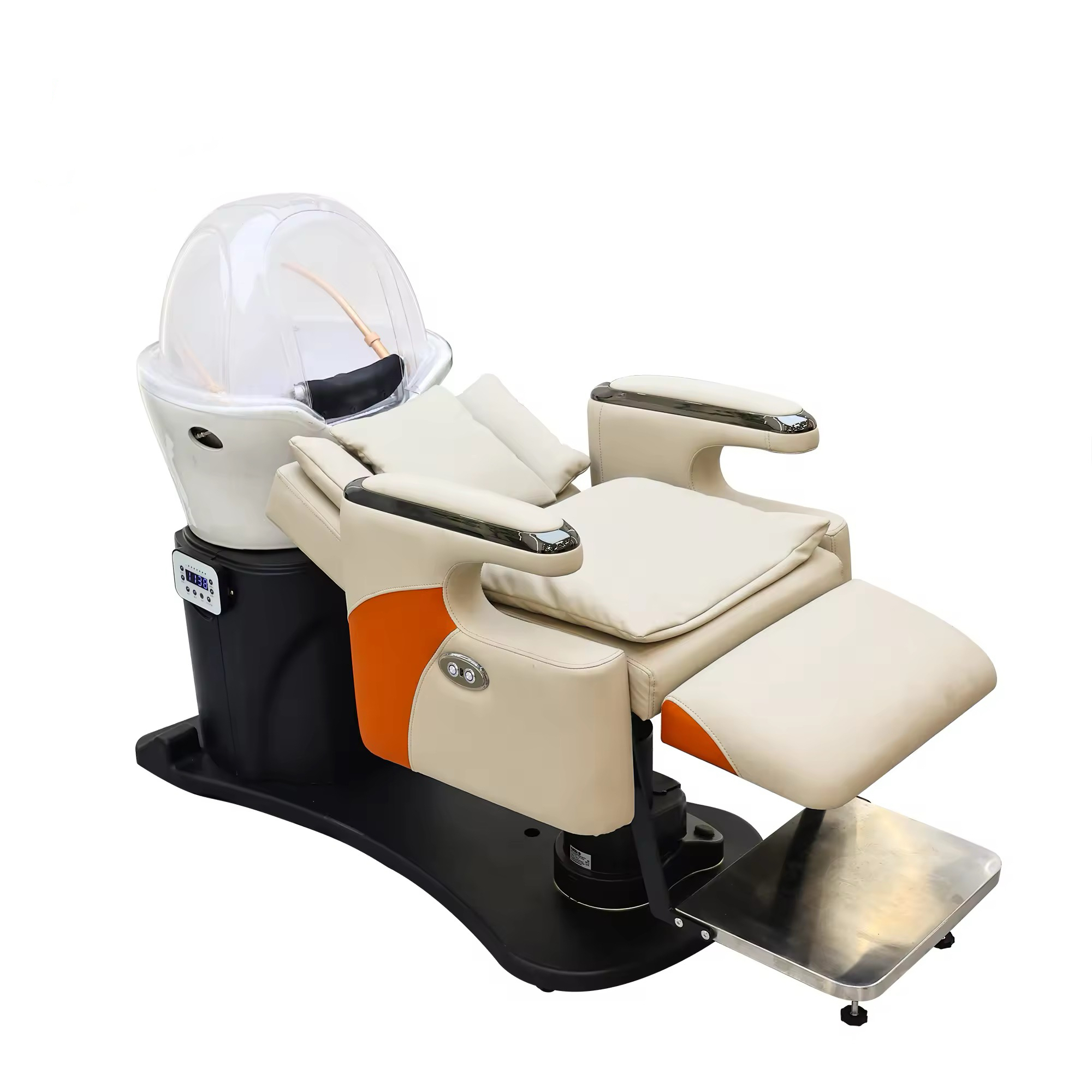 Luxury Japanese Head Spa Electric Shampoo Bed Electric Fall Down Shampoo Backwash Unit Chair 1