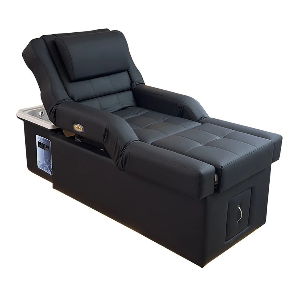 Equipo de salón de belleza de lujo tailandés silla de champú tailandés cabello enfermería de masaje eléctrico cabezal de spa cama 1