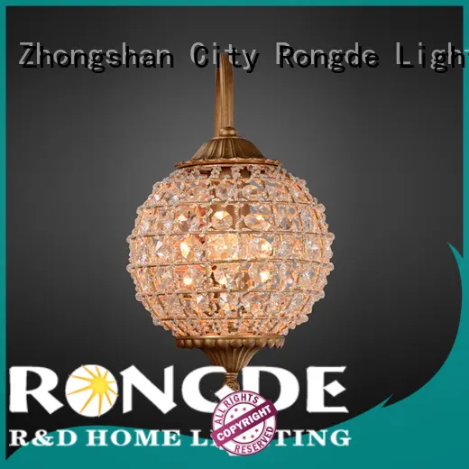 Rongde Top crystal wall lights company 1