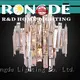 Rongde crystal wall lights for business 1