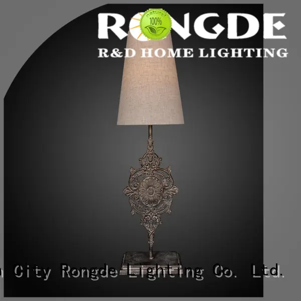 Rongde rustic table lamp Suppliers 1