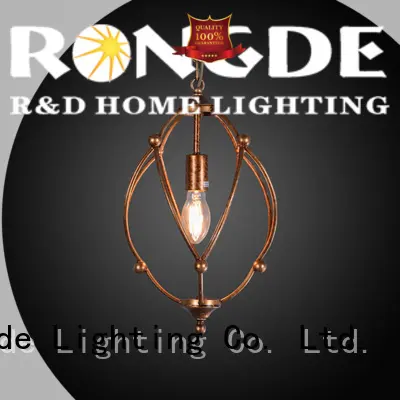 Rongde Best iron pendant lamp Suppliers 1