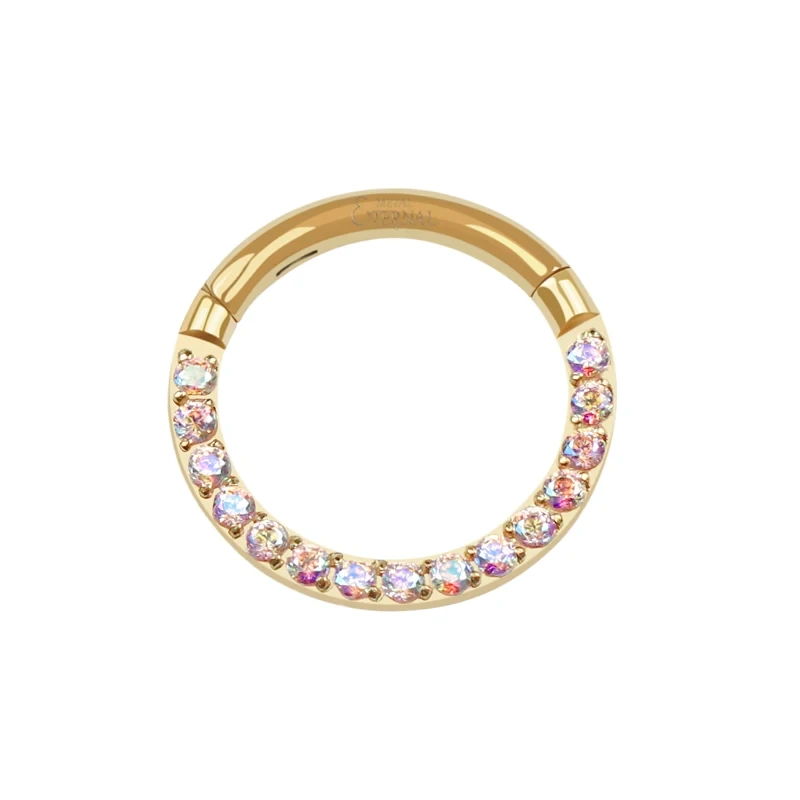 Color Cubic Zircon Cnc Setting Segment Ring Piercing Clicker 1