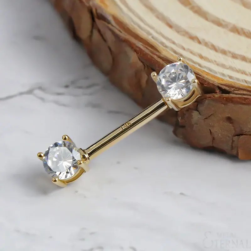 Eternal Metal 14k Gold Nipple Piercing Third Party Appraisal 14k Gold Nipple PiercingManufacturers 4