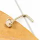 14k Gold Nose Hoop Opal by Eternal Metal 6