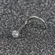 Eternal Metal Titanium Nose Piercing Jewelry RoundFactory 5