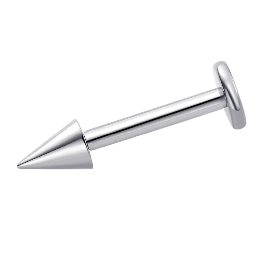 F136 Titanium Cone Shapeless Threadless Tops Pierincg Joias 1