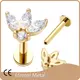Body Piercing Jewelry KN237144G-CL Marquise CutFactory 1