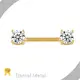 Eternal Metal 14k Gold Nipple Piercing Third Party Appraisal 14k Gold Nipple PiercingManufacturers 1