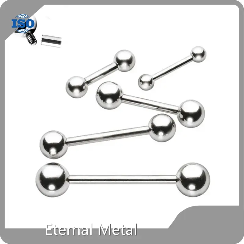 Eternal Metal Tongue Piercing Titanium 16MM OR 18MM Tongue Piercing TitaniumFactory 1