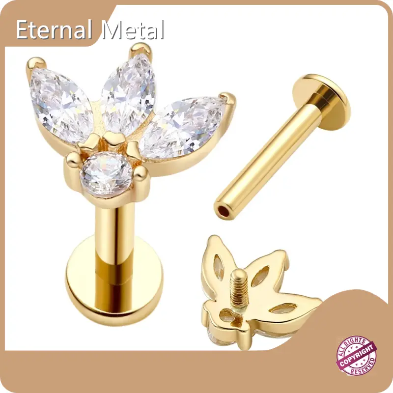 High Quality Body Jewelry ZIRCON - - Eternal Metal 1