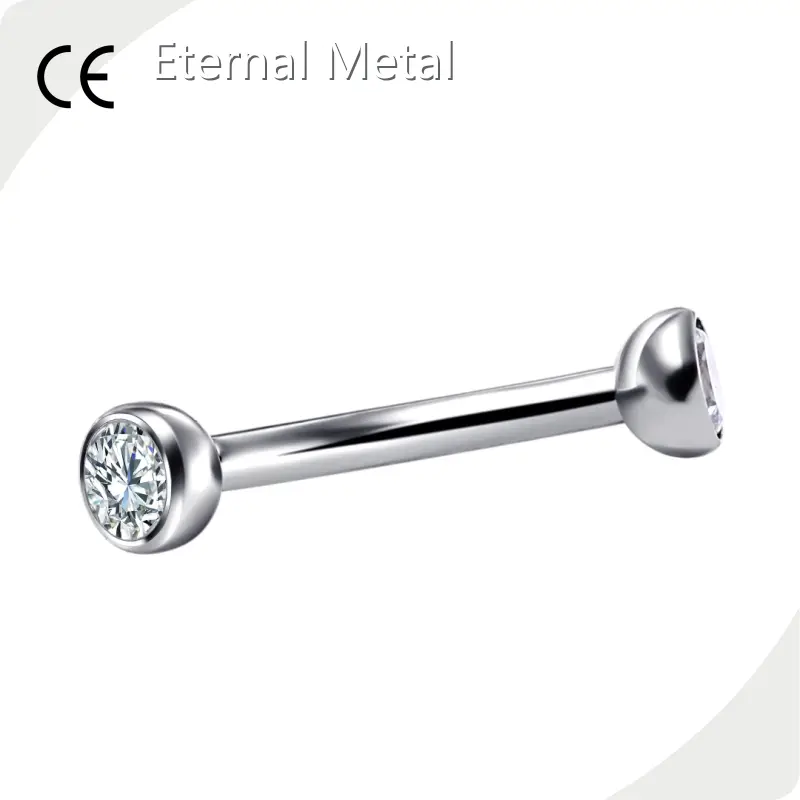 Threadless Body Jewelry Bezel Setting - - Eternal Metal 1