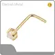 Custom14k Gold Nose Jewelry Custom Designs Accepted Round Opal 1